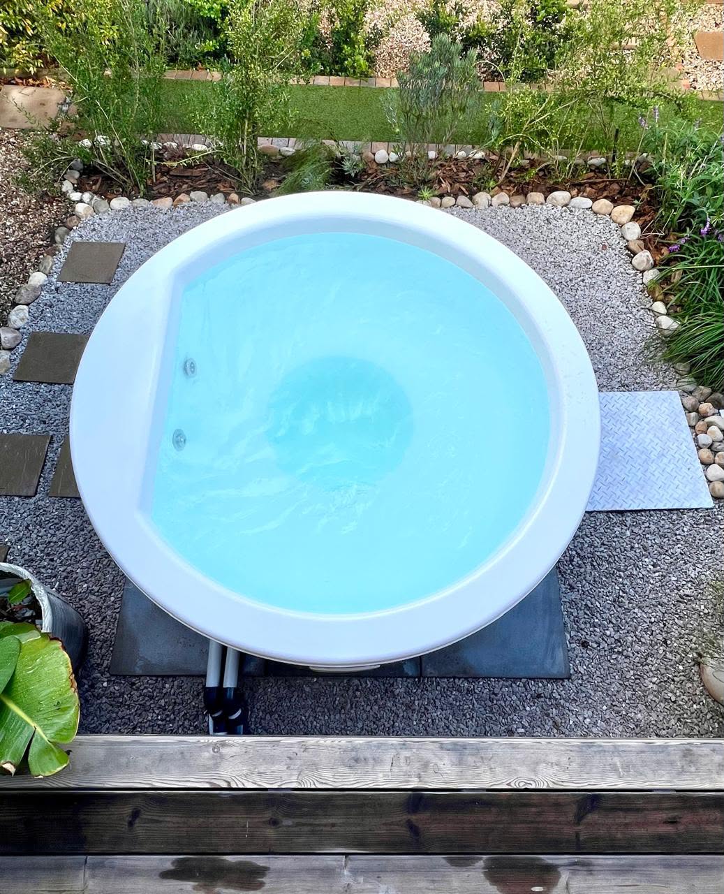 Ami Pod hot tub installation 2